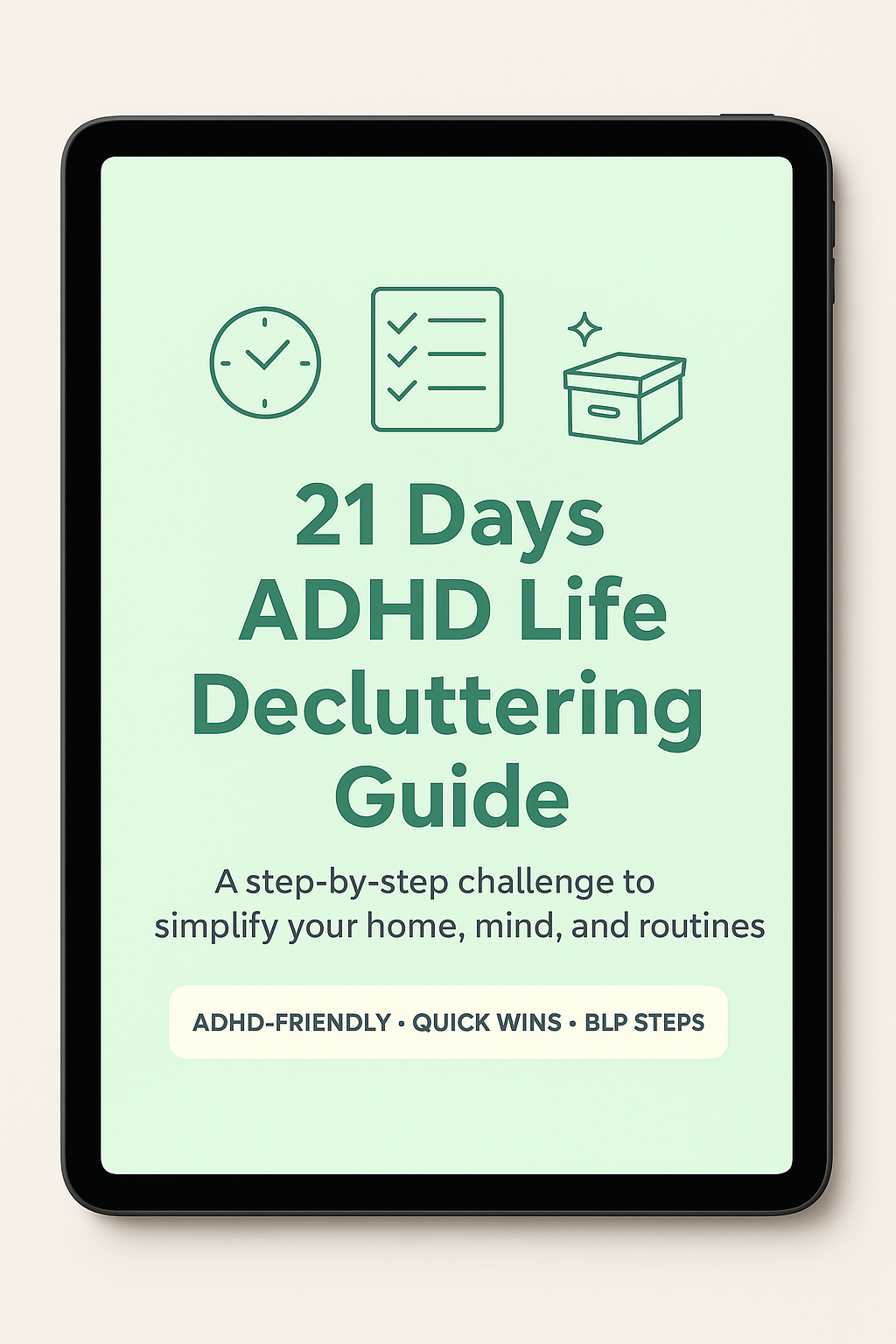 21 Days ADHD Life Decluttering Guide